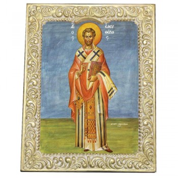 ΑΓΙΟΣ ΕΛΕΥΘΕΡΙΟΣ - Βυζαντινή Κορνίζα