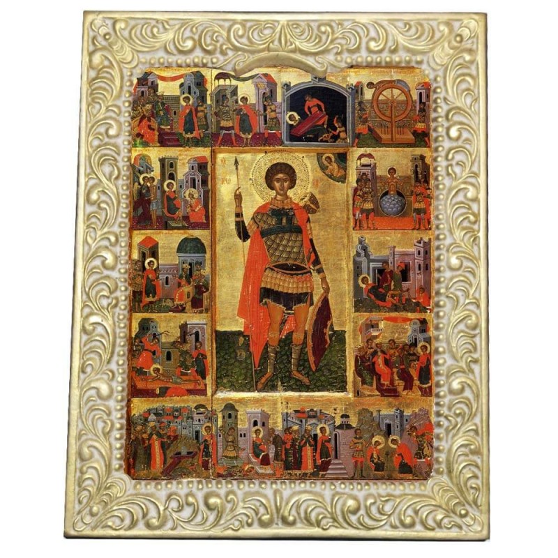 ΑΓΙΟΣ ΓΕΩΡΓΙΟΣ - Βυζαντινή Κορνίζα