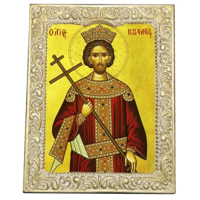 ΑΓΙΟΣ ΚΩΝΣΤΑΝΤΙΝΟΣ - Βυζαντινή Κορνίζα