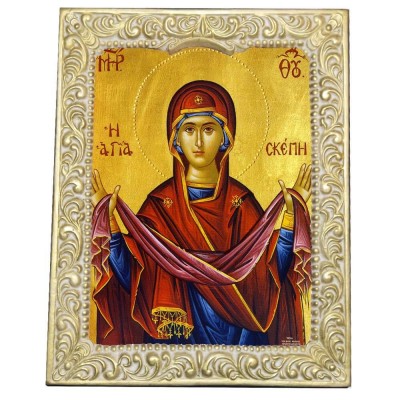 ΠΑΝΑΓΙΑ ΑΓΙΑ ΣΚΕΠΗ - Βυζαντινή Κορνίζα