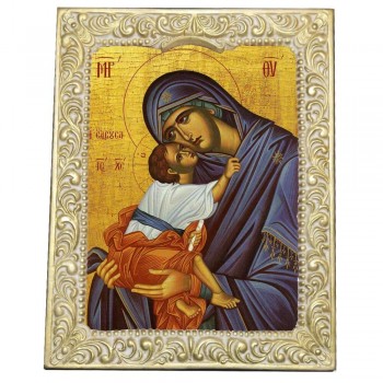 ΠΑΝΑΓΙΑ ΕΛΕΟΥΣΑ - Βυζαντινή Κορνίζα