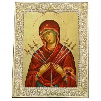 ΠΑΝΑΓΙΑ ΕΠΤΑΣΠΑΘΗ - Βυζαντινή Κορνίζα