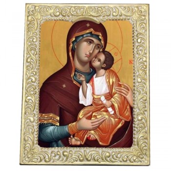 ΠΑΝΑΓΙΑ ΓΛΥΚΟΦΙΛΟΥΣΑ - Βυζαντινή Κορνίζα