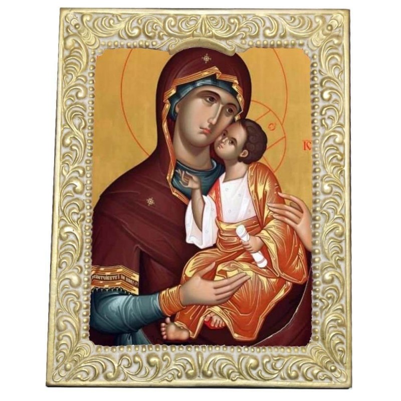 ΠΑΝΑΓΙΑ ΓΛΥΚΟΦΙΛΟΥΣΑ - Βυζαντινή Κορνίζα