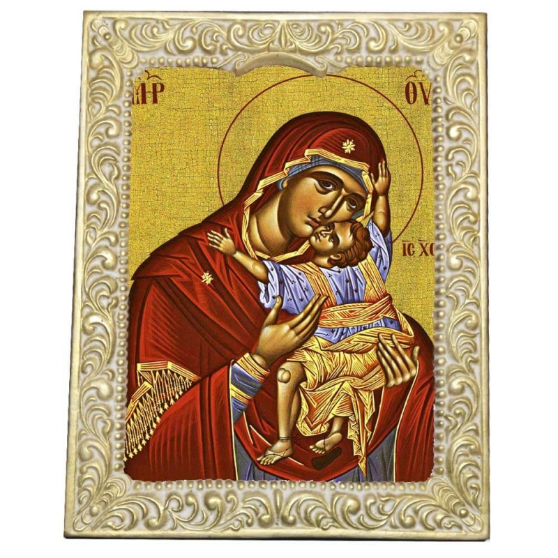 ΠΑΝΑΓΙΑ ΓΛΥΚΟΦΙΛΟΥΣΑ - Βυζαντινή Κορνίζα