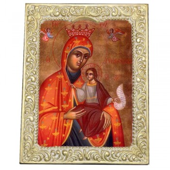 ΠΑΝΑΓΙΑ ΓΡΗΓΟΡΙΤΙΣΣΑ - Βυζαντινή Κορνίζα