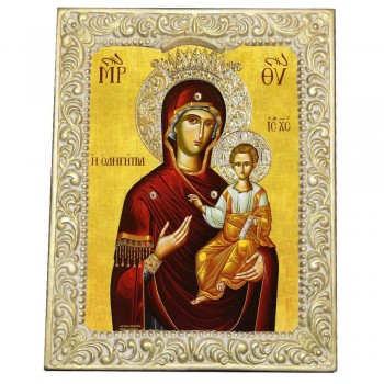 ΠΑΝΑΓΙΑ ΟΔΗΓΗΤΡΙΑ - Βυζαντινή Κορνίζα