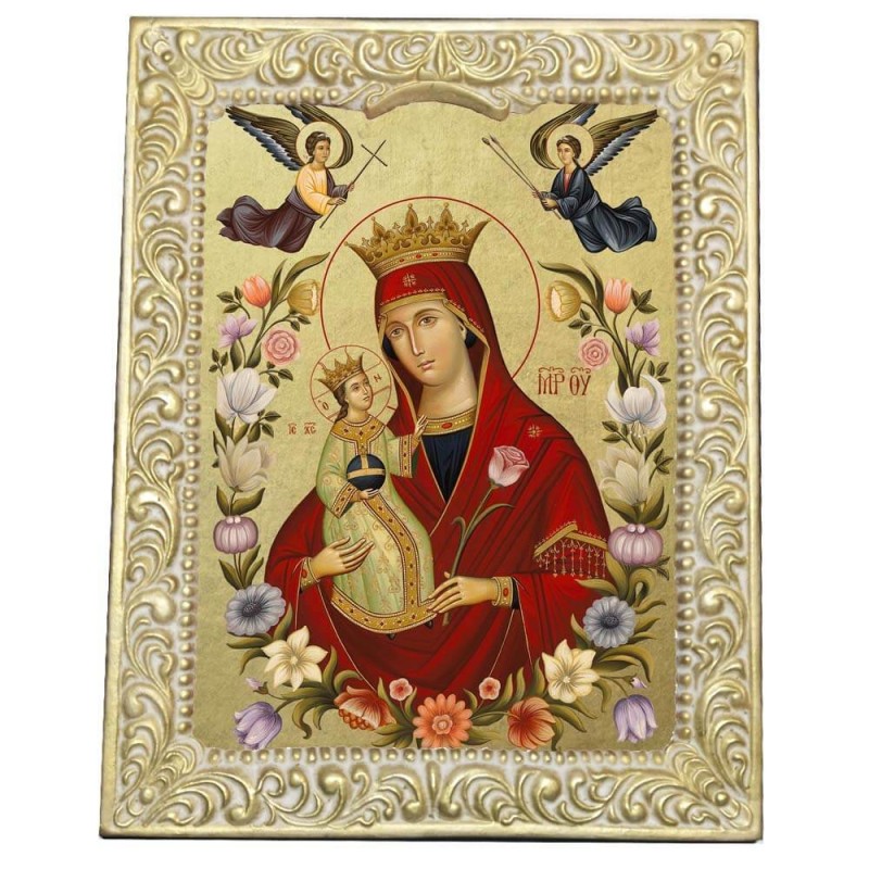 ΠΑΝΑΓΙΑ ΘΕΟΤΟΚΟΣ - Βυζαντινή Κορνίζα