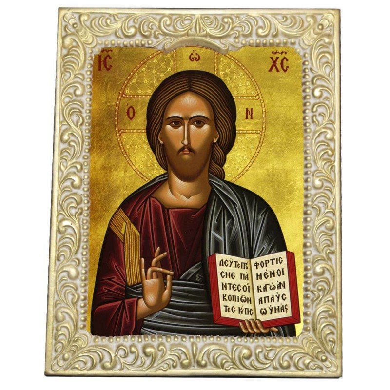 ΙΗΣΟΥΣ ΧΡΙΣΤΟΣ ΕΥΛΟΓΩΝ - Βυζαντινή Κορνίζα