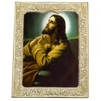 ΙΗΣΟΥΣ ΧΡΙΣΤΟΣ ΠΡΟΣΕΥΧΟΜΕΝΟΣ - Βυζαντινή Κορνίζα