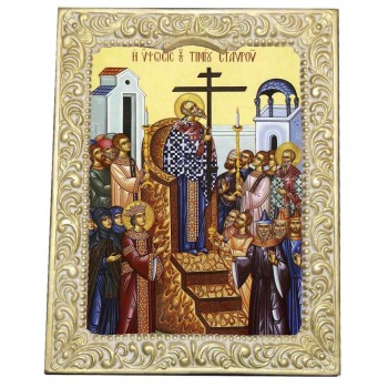 ΥΨΩΣΙΣ ΤΙΜΙΟΥ ΣΤΑΥΡΟΥ - Βυζαντινή Κορνίζα