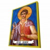 ΑΓΙΟΣ ΔΗΜΟΣ - Μπλε Ξύλινη Βυζαντινή Εικόνα