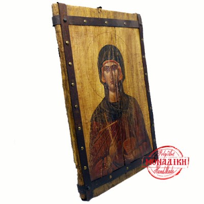 ΑΓΙΑ ΠΑΡΑΣΚΕΥΗ (Παλαιωμένη εικόνα από θαλασσόξυλο) 