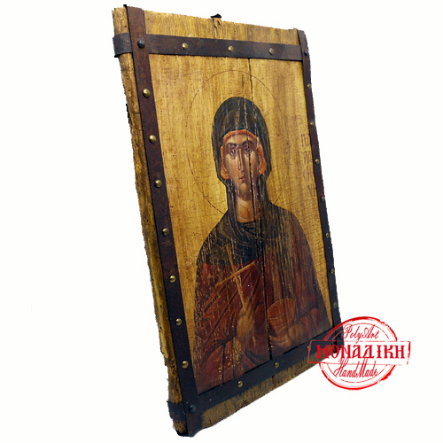 ΑΓΙΑ ΠΑΡΑΣΚΕΥΗ (Παλαιωμένη εικόνα από θαλασσόξυλο) 