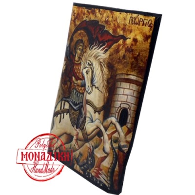 ΆΓΙΟΣ ΓΕΩΡΓΙΟΣ (παλαιωμένη εικόνα από θαλασσόξυλο) 