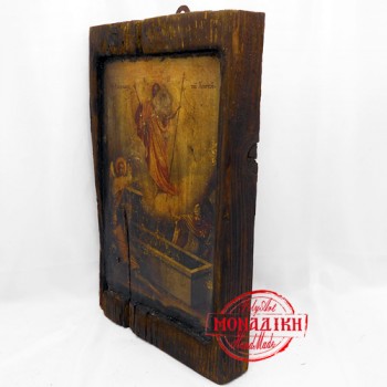 Η ΑΝΑΣΤΑΣΙΣ  (παλαιωμένη εικόνα από θαλασσόξυλο) 