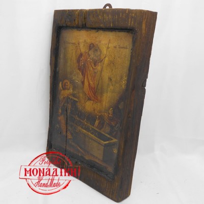 Η ΑΝΑΣΤΑΣΙΣ  (παλαιωμένη εικόνα από θαλασσόξυλο) 