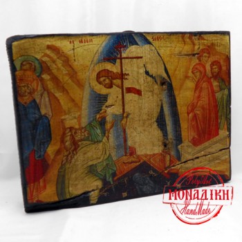 Η ΑΝΑΣΤΑΣΗ  (παλαιωμένη εικόνα από θαλασσόξυλο) 