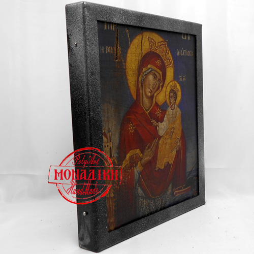 ΠΑΝΑΓΙΑ ΜΥΡΤΙΔΙΩΤΙΣΣΑ (Παλαιωμένη εικόνα από θαλασσόξυλο) 