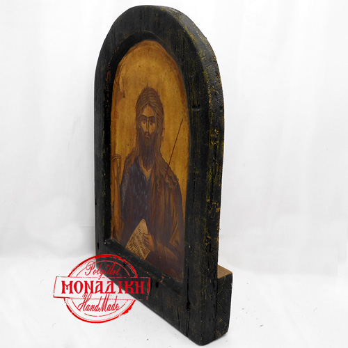 ΑΓΙΟΣ ΙΩΑΝΝΗΣ ΠΡΟΔΡΟΜΟΣ (Παλαιωμένη εικόνα θαλασσόξυλο) 