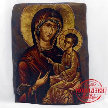 ΠΑΝΑΓΙΑ ΟΔΗΓΗΤΡΙΑ  (Παλαιωμένη εικόνα από θαλασσόξυλο) 