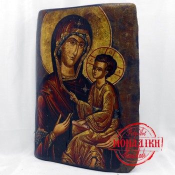 ΠΑΝΑΓΙΑ ΟΔΗΓΗΤΡΙΑ  (Παλαιωμένη εικόνα από θαλασσόξυλο) 