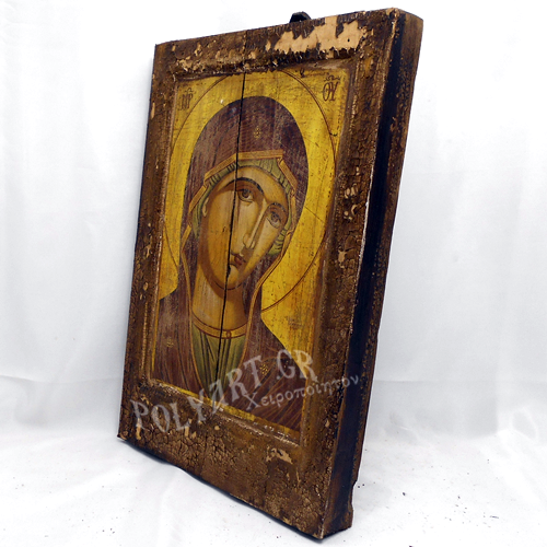 ΘΕΟΤΟΚΟΣ IV  (Παλαιωμένη εικόνα από θαλασσόξυλο) 