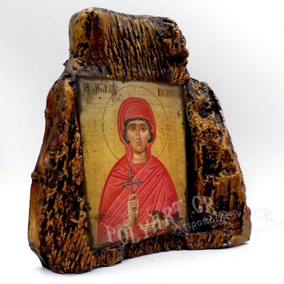ΑΓΙΑ ΜΕΡΟΠΗ – Εικόνα σε Πέτρα (Μεσαία 13cm)