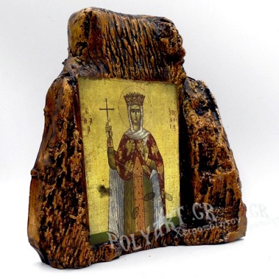 ΑΓΙΑ ΥΠΟΜΟΝΗ – Εικόνα σε Πέτρα (Μεσαία 13cm)