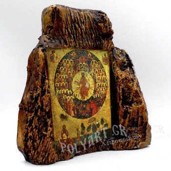 ΑΓΙΟΙ ΠΑΝΤΕΣ – Εικόνα σε Πέτρα (Μεσαία 13cm)