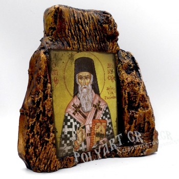 ΑΓΙΟΣ ΔΙΟΝΥΣΙΟΣ – Εικόνα σε Πέτρα (Μεσαία 13cm)
