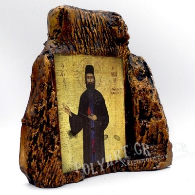 ΑΓΙΟΣ ΕΦΡΑΙΜ – Εικόνα σε Πέτρα (Μεσαία 13cm)