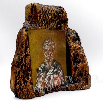 ΑΓΙΟΣ ΙΕΡΟΘΕΟΣ – Εικόνα σε Πέτρα (Μεσαία 13cm)