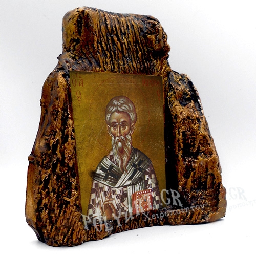 ΑΓΙΟΣ ΙΕΡΟΘΕΟΣ – Εικόνα σε Πέτρα (Μεσαία 13cm)