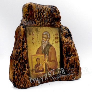 ΑΓΙΟΣ ΛΑΥΡΕΝΤΙΟΣ – Εικόνα σε Πέτρα (Μεσαία 13cm)