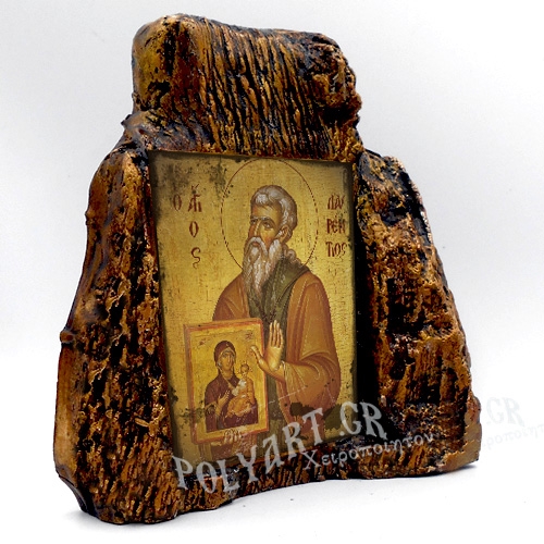 ΑΓΙΟΣ ΛΑΥΡΕΝΤΙΟΣ – Εικόνα σε Πέτρα (Μεσαία 13cm)