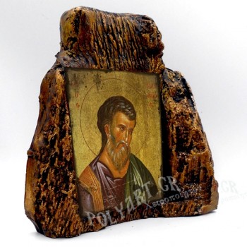 ΑΓΙΟΣ ΜΑΤΘΑΙΟΣ – Εικόνα σε Πέτρα (Μεσαία 13cm)