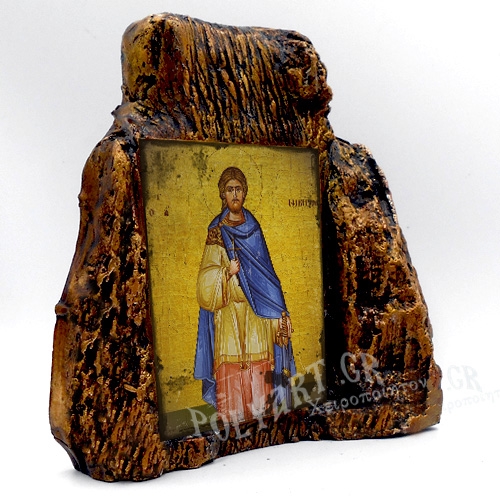 ΑΓΙΟΣ ΝΙΚΗΤΑΣ – Εικόνα σε Πέτρα (Μεσαία 13cm)
