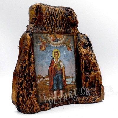 ΑΓΙΟΣ ΘΕΟΦΙΛΟΣ – Εικόνα σε Πέτρα (Μεσαία 13cm)