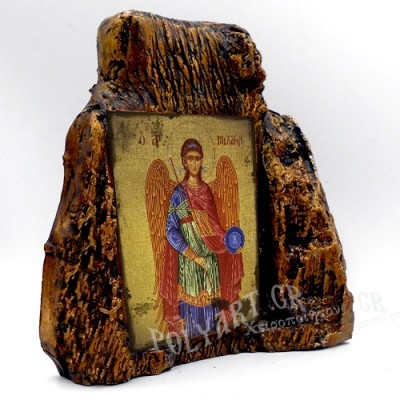 ΑΡΧΑΓΓΕΛΛΟΣ ΜΙΧΑΗΛ – Εικόνα σε Πέτρα (Μεσαία 13cm)