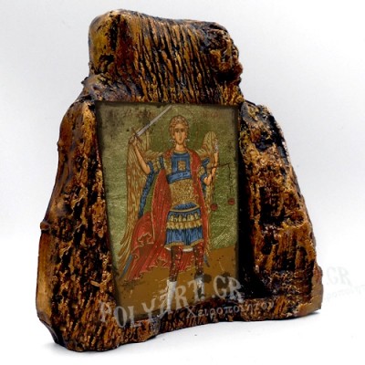 ΑΡΧΑΓΓΕΛΟΣ ΜΙΧΑΗΛ – Εικόνα σε Πέτρα (Μεσαία 13cm)