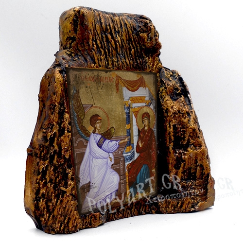 ΕΥΑΓΓΕΛΙΣΜΟΣ ΤΗΣ ΘΕΟΤΟΚΟΥ – Εικόνα σε Πέτρα (Μεσαία 13cm)