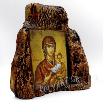 ΠΑΝΑΓΙΑ ΣΟΥΜΕΛΑ – Εικόνα σε Πέτρα (Μεσαία 13cm)