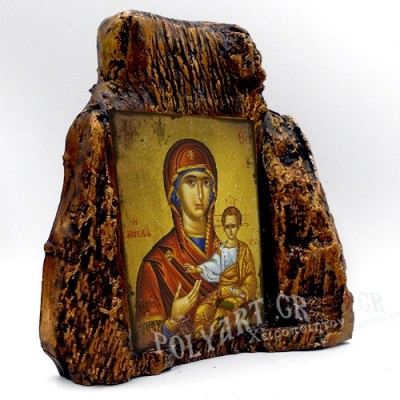 ΠΑΝΑΓΙΑ ΣΟΥΜΕΛΑ – Εικόνα σε Πέτρα (Μεσαία 13cm)