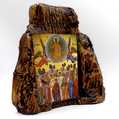 Η ΑΝΑΛΗΨΗΣ ΤΟΥ ΧΡΙΣΤΟΥ – Εικόνα σε Πέτρα (Μεσαία 13cm)