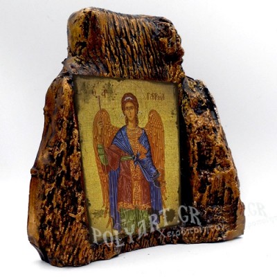 ΑΡΧΑΓΓΕΛΟΣ ΓΑΒΡΙΗΛ – Εικόνα σε Πέτρα (Μεσαία 13cm)