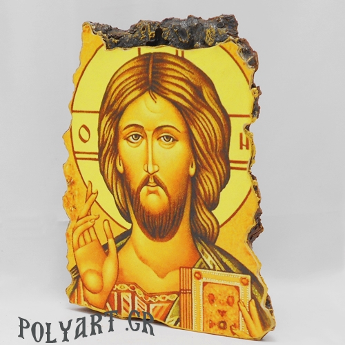 Ιησούς Ευλογών -Εικόνα Βράχος (Μεγάλη 20cm) 