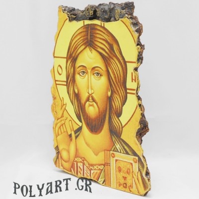 Ιησούς Ευλογών -Εικόνα Βράχος (Μεγάλη 20cm) 