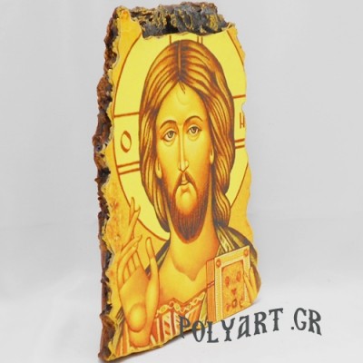 Ιησούς Ευλογών -Εικόνα Βράχος (Μεγάλη 20cm) 