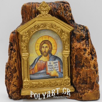 ΠΑΝΤΟΚΡΑΤΩΡ – Εικονοστάσι σε Βράχο (Μεσαίο 13cm) 